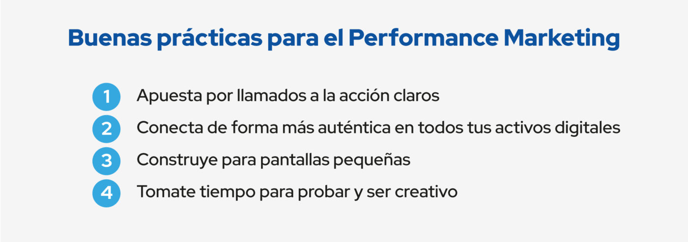 buenas practicas performance marketing