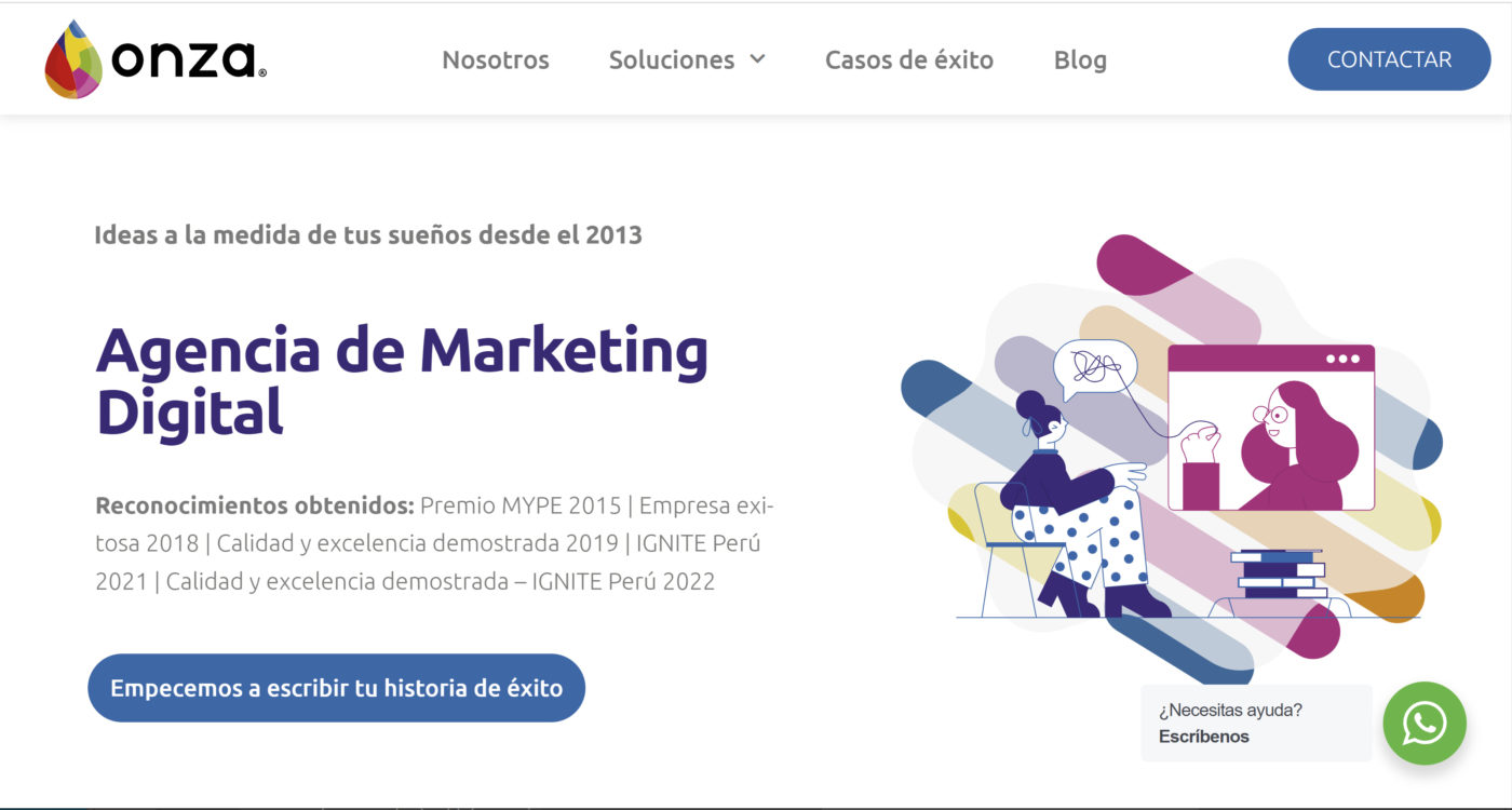 onza agencia de marketing digital en lima peru