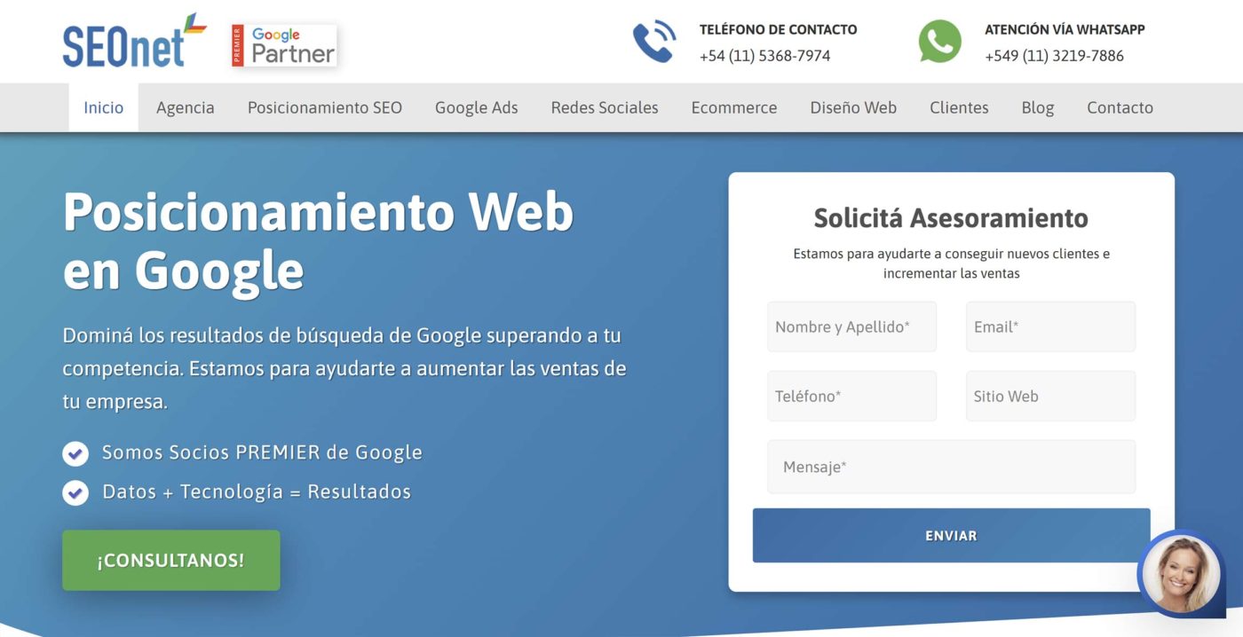 seonet agencia seo en argentina