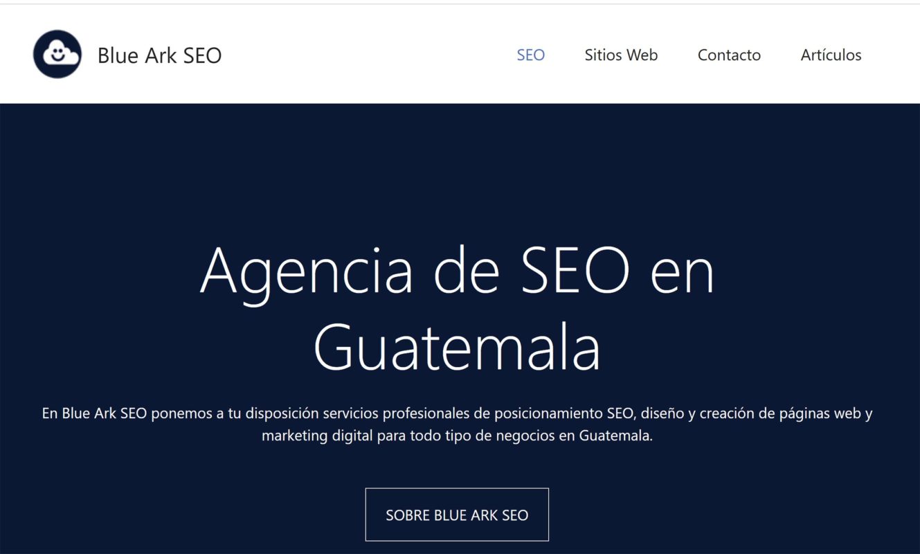 bluearkseo agencia seo en guatemala