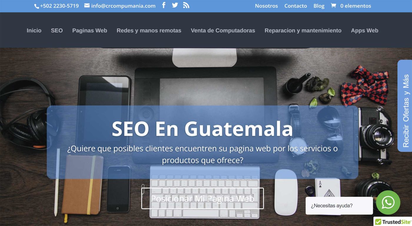 crcompumania agencia seo en guatemala