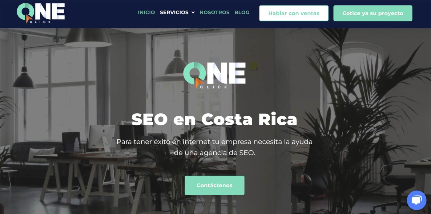 oneclick agencia seo en costa rica