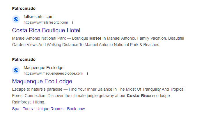 publicidad paga para hoteles