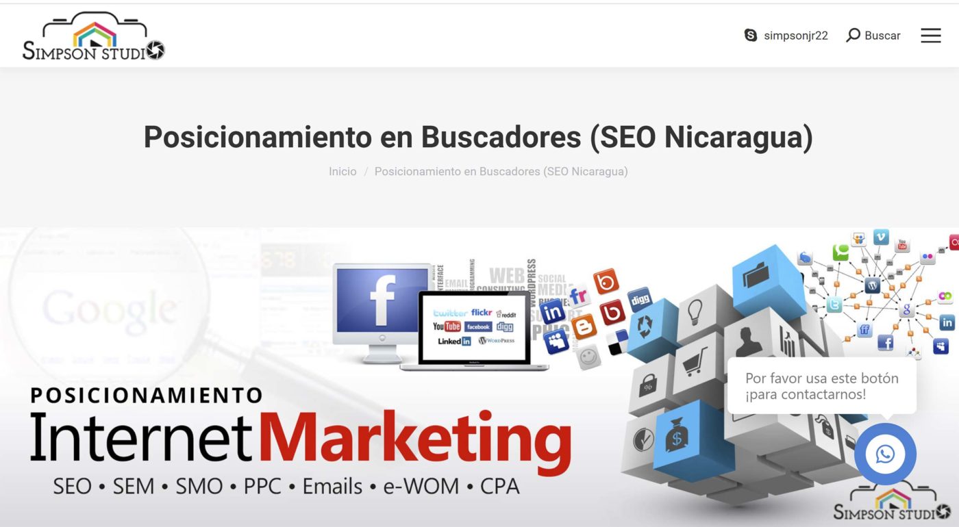 simpsonstudio agencia seo en nicaragua