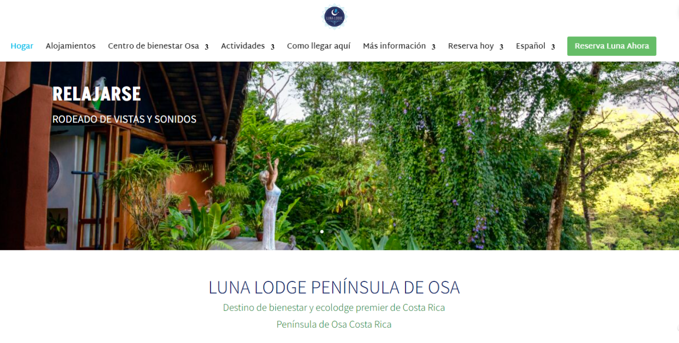 sitio web para hoteleria